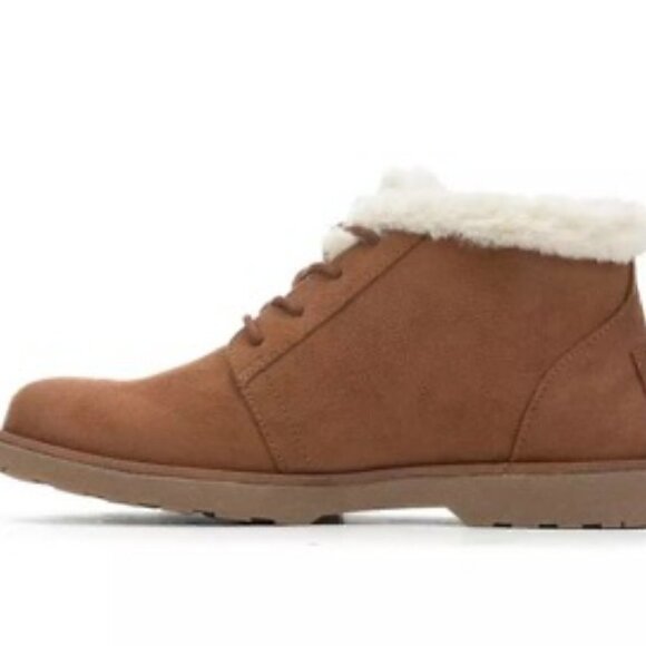 Makalu Kora Winter Booties Faux Fur Chestnut Size 7 - Picture 5 of 11